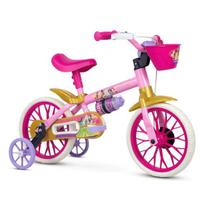Bicicleta Aro 12 Princesas - Disney - Nathor