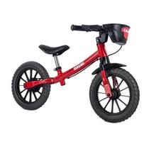 Bicicleta Aro 12 Sem Pedal - CALOI Vermelha