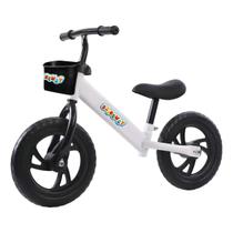Bicicleta aro 12 sem pedal importway bike balance branca
