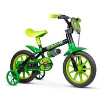 Bicicleta aro 12 verde e preto - NATHOR Bicicleta aro 12 verde e preto - NATHOR