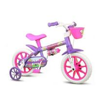 Bicicleta Aro 12 Violet Com Garrafinha - Nathor - 7898322522705