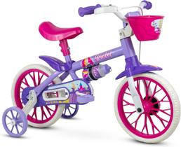 Bicicleta aro 12 violet nathor a partir de 3 anos