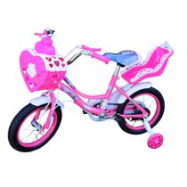 Bicicleta Aro 14 Com Acessorios e Cadeirinha De Boneca Elite