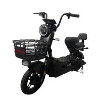 Bicicleta Aro 14 Elétrica Preto Duos Eko 05 500w 48v 20ah C/ Cesta
