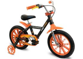 BICICLETA ARO 14 INFANTIL NATHOR Cor:FIRST MASCULINA PTO/LARANJA BICICLETA ARO 14 INFANTIL NATHOR Cor:FIRST MASCULINA PTO/LARANJA