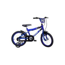 Bicicleta Aro 16 Bmx Monark Preto/Azul