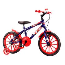 Bicicleta Aro 16 Com Rodinha Forss Race - Azul