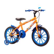 Bicicleta Aro 16 Com Rodinha Forss Race - Laranja