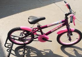 BICICLETA ARO 16 cor ROXA - BARBIE