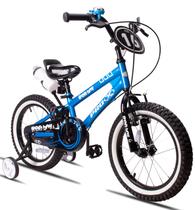 Bicicleta Aro 16 Freeboy Pro-X Infantil com Rodinha Squeeze e Buzina Meninos