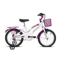 Bicicleta Aro 16 Infantil Breeze Meninas Até 40 Kilos Com Rodinhas Laterais Verden