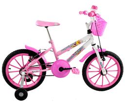 Bicicleta Aro 16 Infantil Feminina Milla Rosa