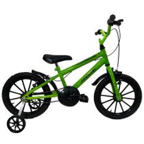 Bicicleta Aro 16 Infantil Masculina Verde Neon Bicicleta Aro 16 Infantil Masculina Verde Neon