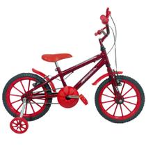 Bicicleta Aro 16 Infantil Masculina Vermelha - SAMY