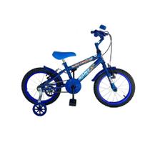 Bicicleta Aro 16 Infantil Menino com Rodas de Treinamento Resistente - Life Pedal