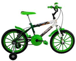 Bicicleta Aro 16 Infantil Menino Kids Verde