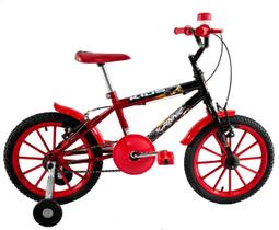 Bicicleta Aro 16 Infantil Menino Kids Vermelha