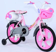 Bicicleta aro 16 infantil rosa jumbobaby
