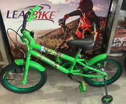 Bicicleta aro 16 infantil- verde hulk