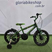 Bicicleta aro 16 masculina samy raptor verde / preta