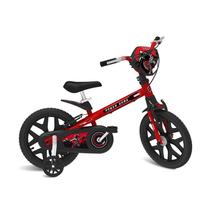 Bicicleta Aro 16 Power Game Pro Vermelha - Bandeirante 3076 Bicicleta Aro 16 Power Game Pro Vermelha - Bandeirante 3076
