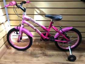 Bicicleta aro 16 rosa lol