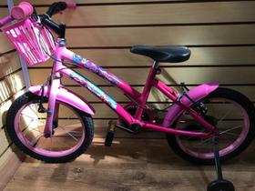 Bicicleta aro 16 rosa pratrula canina