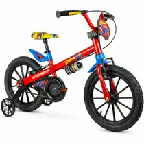 Bicicleta aro 16 spider man nathor 02 -5 anos c/rodinhas Bicicleta aro 16 spider man nathor 02 -5 anos c/rodinhas