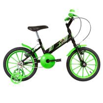Bicicleta Aro 16 Ultra Kids T Preto E Verde - Ultrabike