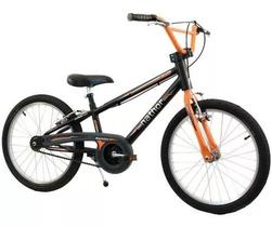 Bicicleta aro 20 apollo bmx cros preto/laranja