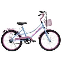 Bicicleta Aro 20 Bike Infantil Feminina Retrô Saidx Belinha