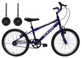 Bicicleta Aro 20 Bike Infantil Masculina V-brake Rodinhas