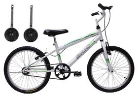 Bicicleta Aro 20 Bike Infantil Masculina V-brake Rodinhas