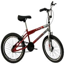 Bicicleta Aro 20 Bmx Cromada vermelho Absolute Bicicleta Aro 20 Bmx Cromada vermelho Absolute