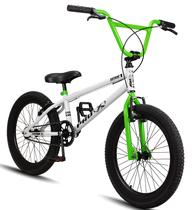 Bicicleta Aro 20 Bmx Pro-X Infantil Série 1 - Branco+Verde