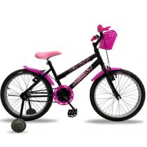 Bicicleta Aro 20 C/ Rodas Power Bike Bella Infantil Feminina