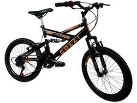 Bicicleta Aro 20 Colli GPS 21 Marchas Freio V-Brake Quadro Aço Carbono