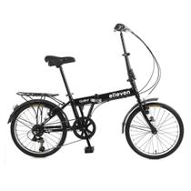 Bicicleta Aro 20 Dobrável Dubly Urban 6v Alumínio 2023 - Elleven - Shimano