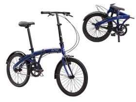 Bicicleta Aro 20 Dobrável Durban Eco Aço - Freio V-Brake 1 Marcha - Nautika