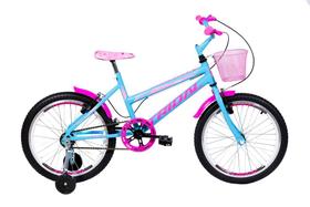 Bicicleta Aro 20 Feminina Infantil Roda Lateral Tridal
