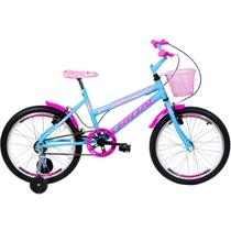 Bicicleta Aro 20 Feminina Infantil Roda Lateral Tridal