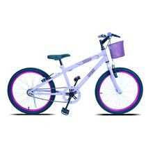 Bicicleta Aro 20 Forss Bella Com Cestinha Azul Bebe