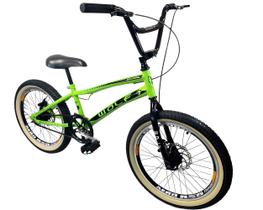 Bicicleta Aro 20 Infantil à Disco Bmx Cross Freestyle - WOLF BIKE