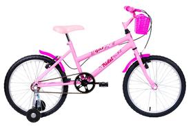 Bicicleta Aro 20 Infantil MTB Girl Com Roda Lateral