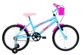 Bicicleta Aro 20 Infantil MTB Girl Com Roda Lateral - Tridal Bike
