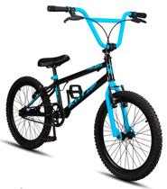Bicicleta Aro 20 KGT Cross Bmx FreeStyle Aero VBrake Preto e Azul