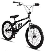 Bicicleta Aro 20 KGT Cross Bmx FreeStyle Aero VBrake Preto e Branco