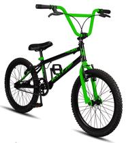 Bicicleta Aro 20 KGT Cross Bmx FreeStyle Aero VBrake Preto e Verde Bicicleta Aro 20 KGT Cross Bmx FreeStyle Aero VBrake Preto e Verde