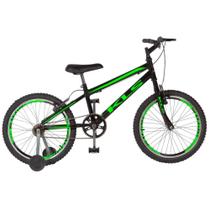 Bicicleta Aro 20 Kls Free Gold Freio V-Brake Mtb Com Roda Lateral