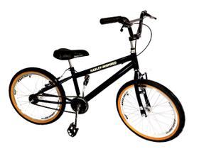 Bicicleta aro 20 menino tipo bmx aero sem marchas preto